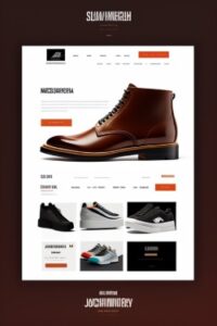 diseno web tienda zapatos